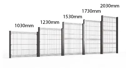 2D čelična panelna ograda fi 6/5/6 (1430x2500mm) - Slika 6