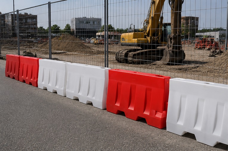 Saobraćajna New Jersey barijera za gradilišta i privremenu signalizaciju