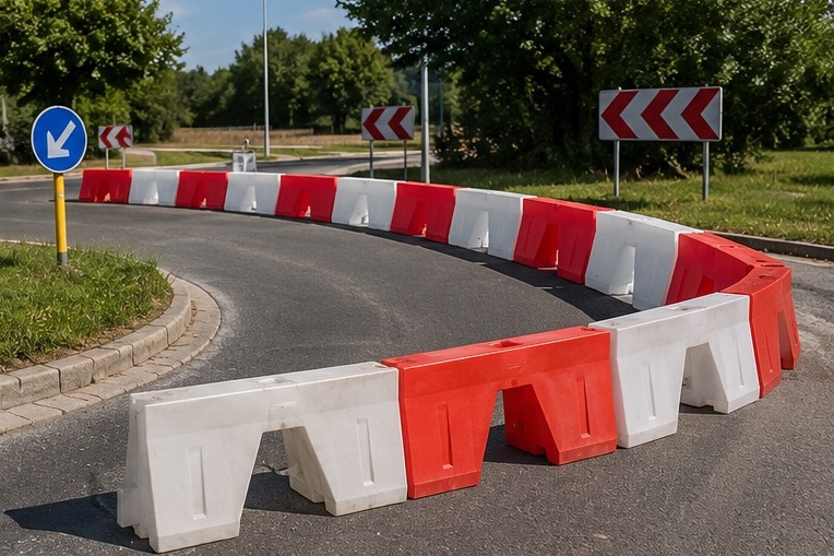 Plastična barijera za bezbednost saobraćaja i zaštitu radnih zona